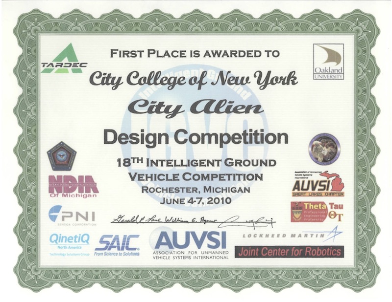 CityALIEN First Place Design Competition